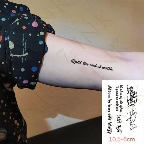 Waterproof Temporary Tattoo Sticker Mandala Totem Letter Flash Tatoo Fake Tatto Arm Leg Wrist Foot Hand For Men Women