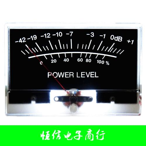 Vu Meter White Backlight Level Meter Vu Meter Power Amplifier Accessories Rear Stage Power Amplifier Head