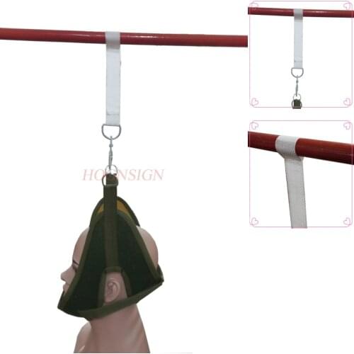 Green Cervical Traction Belt Breathable Sling Tractor Neck Stretch Fixing Straps for Adult Children Home Medical Equipment