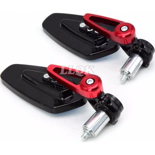 Most motorcycle 7/8"" 22mm handle bar Motorcycle Mirror Rearview Side Mirror Motocycle Bar End Mirror For MOTO GUZZI GT8V