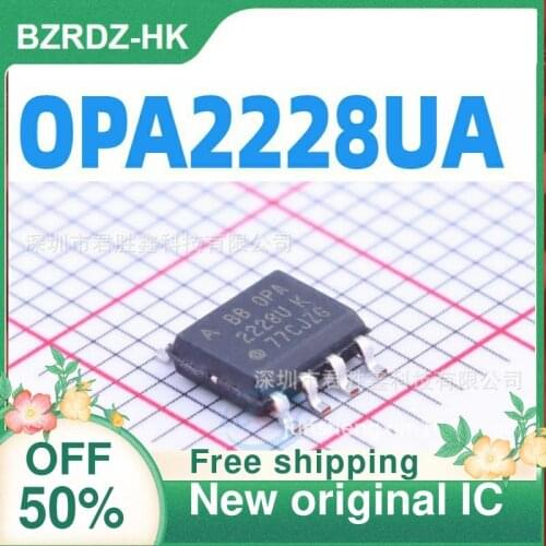 2-10PCS/lot OPA2228UA OPA2228U OPA2228 SOP8 New original IC
