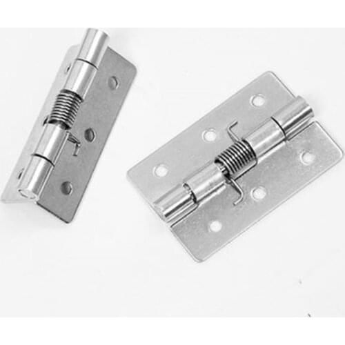 1PCS 1/1.5/2/2.5 inch 304 stainless steel spring hinge automatic cabinet door wardrobe hardware accessories mini miniature
