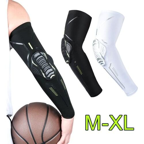 1Pc Sports Elbow Pad Padded Bike Cycling Arm Protection Breathable Basketball Anti-collision Sports Elbow Support Guard Covers