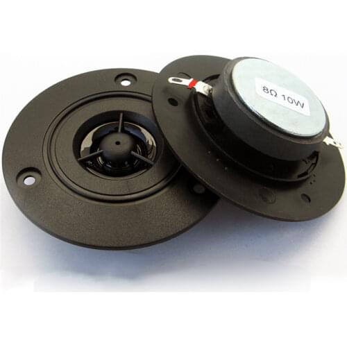 2Pcs/Lot 3Inch 8 Ohm 10W Treble Audio Speakers, Portable Round Tweeter Speakers, for Stereo Trumpet Sound Box DIY Accessories