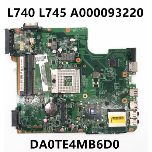 Free shipping For L745 L700 Laptop motherboard DA0TE4MB6D0 A000093220 100% working well