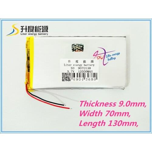 Battery brand tablet gm 9070130 12000mah 3.7V The tablet battery tablet lithium polymer battery The tablet battery