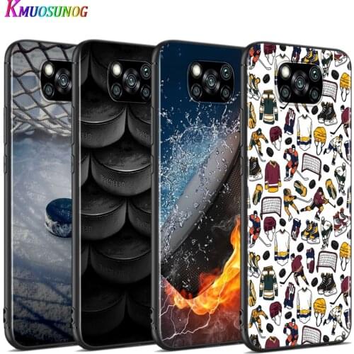 I Love ICE Hockey For Xiaomi Poco X3 NFC M2 X2 F2 F3 C3 M3 F1 Pro Mi Play Mix 3 A3 A2 A1 6 5 Lite Soft Phone Case