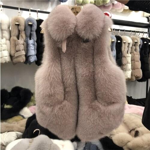 Cosyowns Women's Fur Vests
