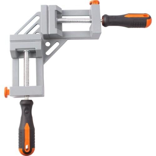 Double Handle 90 Degree Angle Clip Woodworking Jigs Fast Type Aluminum Quick Release Corner Clamp