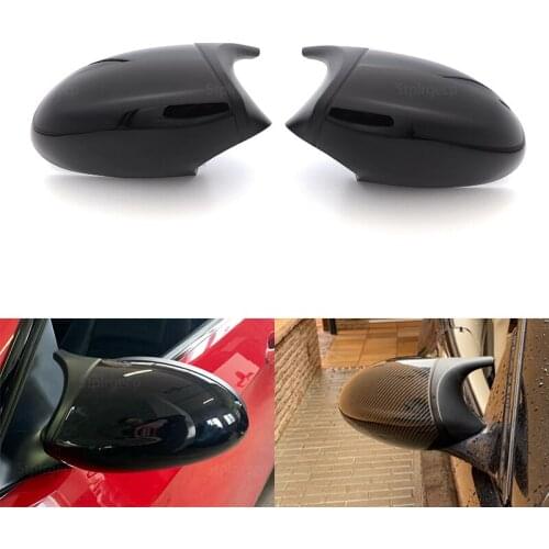 Mirror Cover E90 Car Side Door Rearview Side Mirror Cover Cap For BMW E90 E91 2005-2007 E92 E93 2006-2009 M3 Style E80 E81 E87