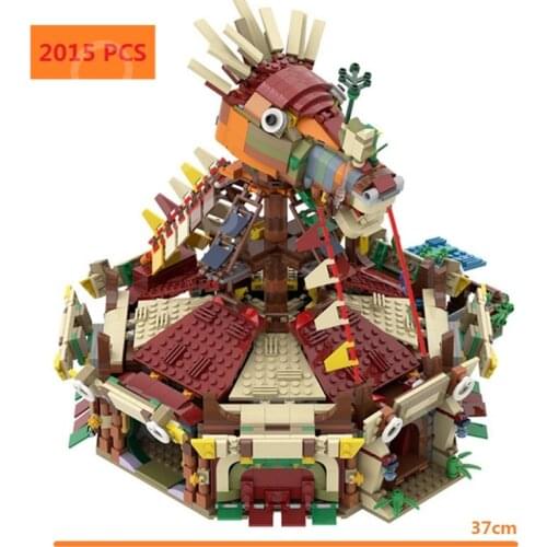 Legending -Zelda Breath of the Wild Building Blocks Stable Architecture Creative Ideal Bricks Educational Toys For Children Gift
