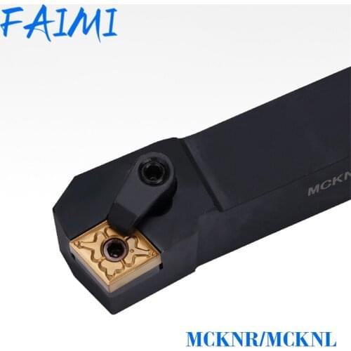 MCKNR1616H12 Cylindrical Turning Tool CNC Lathe Cutting Bar Carbide Inserts 75 Degree MCKNL2020K12 External Turning Tool Holder