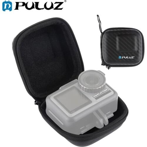 PULUZ Mini Portable Carbon Fiber Storage Bag for DJI OSMO Action Camera