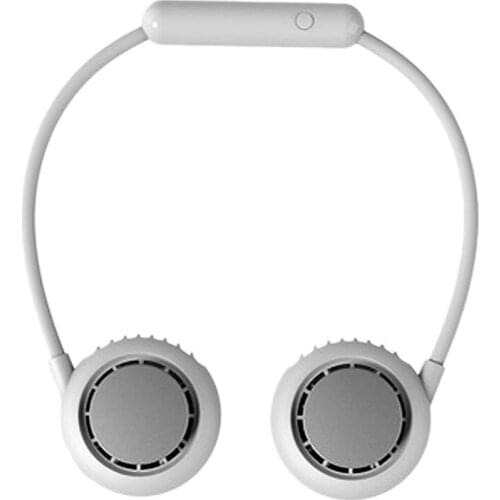 Mini Portable Neck Fan 3 Speed,Wearable USB Hand Free Lazy Neckband Hanging Cooler Sports Fan for Outdoor Office Travel