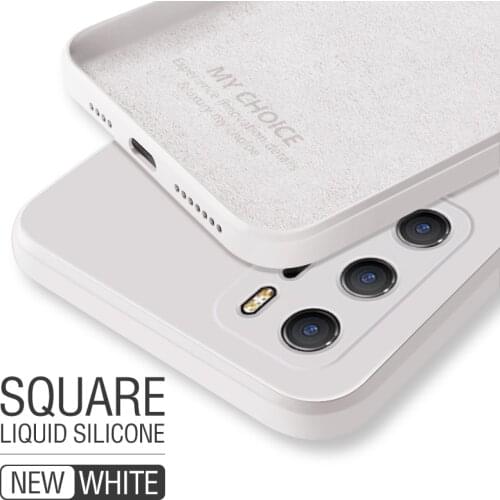 Shockproof Phone Case For Huawei P40 P30 P20 Lite Liquid Silicone Soft Cover For Huawei Mate 20 30 40 Pro Lite Shell Funda Cases