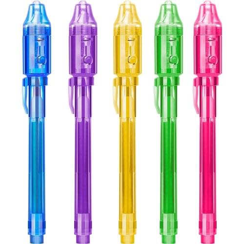 STENDA Invisible Ink Pen with Purple Pen Spy To Write Secret Letters, Kids Provide Thanksgiving and Halloween Gift Bags and Toys