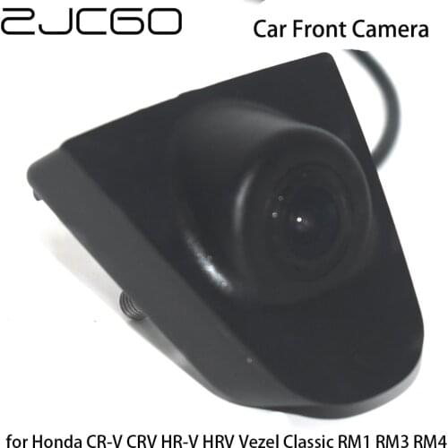 ZJCGO Car Front View Parking LOGO Camera Night Vision Waterproof Positive for Honda CR-V CRV HR-V HRV Vezel Classic RM1 RM3 RM4