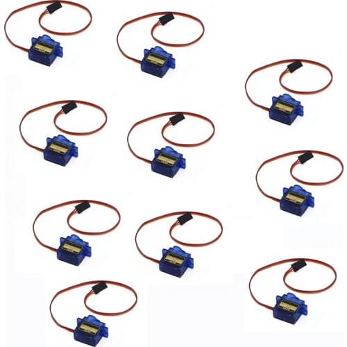 10pcs/lot QYWWRC SG90 9g Mini Micro Servo for RC for RC 250 450 Helicopter Airplane Car Drop Free Shippping