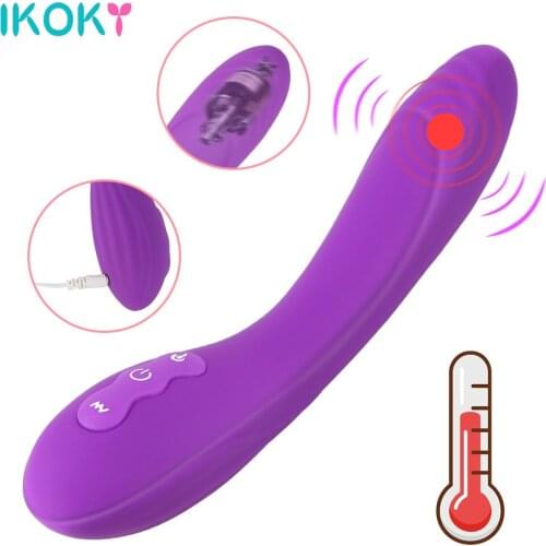 10 Vibrating Modes Heating Dildo For Anal Plug Clitoris Vagina Sex Toys For Women Woman Magic Wand Stick Vibrator