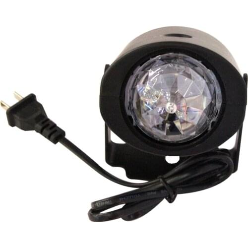 5pcs Mini Stage Lighting Moving Head Laser Projector Effect Color LED Crystal Voice-activated RGB Light DJ Controller Disco Ball