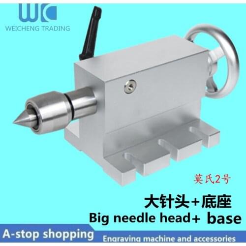 Engraving machine accessories movable top tip, tail top, thimble, tailstock, MT2