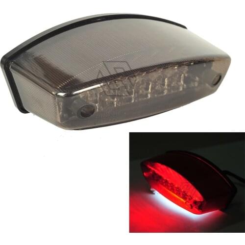 Smoke black Motorcycle LED brake light case for DUCATI MONSTER M400 M750 M900 M1000 S4R