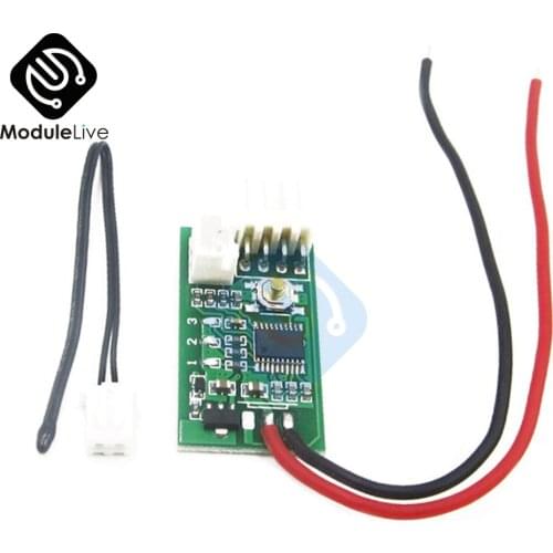 DC 12V PWM 4 Wire Line Fan Temperature Digital Control Controller Speed Regulation for PC Fan Alarm Module Board