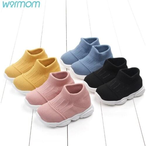 Warmom Kindergarten First Walkers Shoes Girl Boys Toddler Shoes Breathable Soft Children Baby Non-slip Casual Shoes Summer