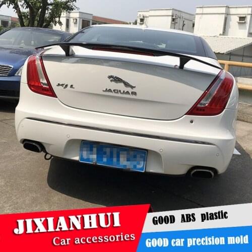 For Jaguar XJ XJS XF XFL Spoiler 2006-2018 Jaguar XE XEL Spoiler ABS plastic Material Car Rear Wing Color Rear Spoiler