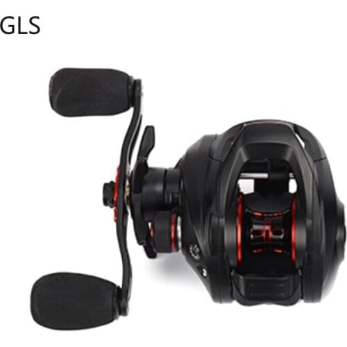 GLS New Baitcasting Reel 8KG Max Drag Fishing Reel 10+1BB Aluminum Alloy Spool Magnetic Brake System Bait Casting Reel