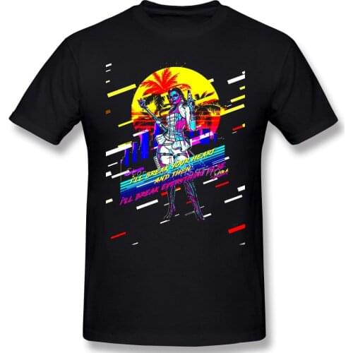 Loba 80s Retro Active Cloth Print Cool T-Shirt Apex Legends Shooter Battle Royale Game Men Cotton Tees Harajuku Streetwear