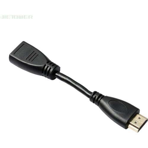 Mini HDMI Male to Female Swivel Adapter Converter Black Any Angle Adjustable Rotation Swivel Adapter Converter 50pcs/lot