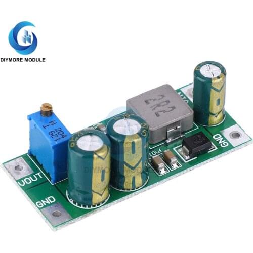 DD03AJTA 6A DC 2.7-5.5V to 3.5-24V DC-DC Boost Converter Step-Up Boost Converter Board for 18650 lithium battery