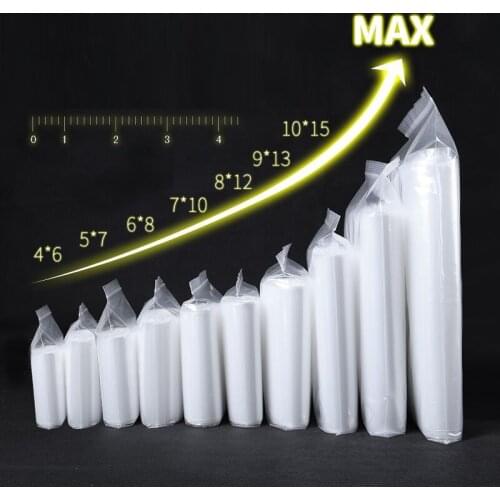 Thick Clear Zip Lock Ziplock Bags Food Package Storage Bag Zipper Plastic Small Jewelry Reclosable Zip Bags Thickness 0.12mm