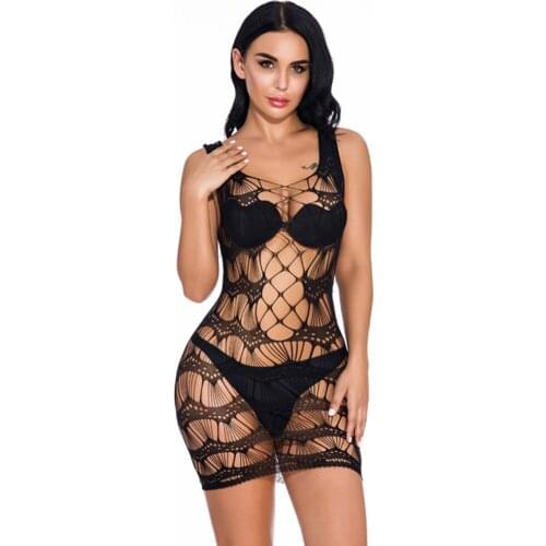 Porn Sexy Lingerie Hot Erotic Lingerie Sexy Women Underwear Babydolls Chemises Baby Doll Dress Nightgown Plus Size Black