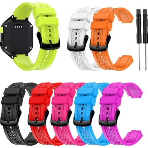For Garmin Forerunner 25 Silicone Watch Strap Band Wristband Replacement Wrist Band with Tools