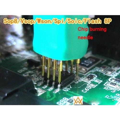 Burn test chip test probe spring pin spacing 1.27mm SOP8/VSOP8/SOP16