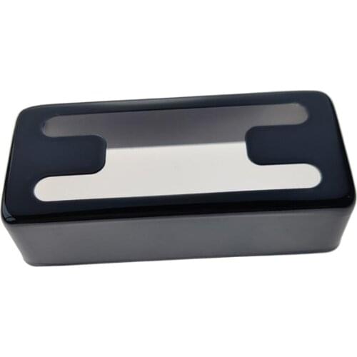 1x Mini Brass Pickup Cover H-type Hole for Guitar Durable Black