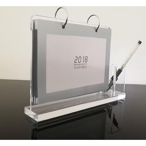 20 units/pack) Desktop Calendar Holder Stand Ideal For Display Calendar Pages and Photos YCD-005
