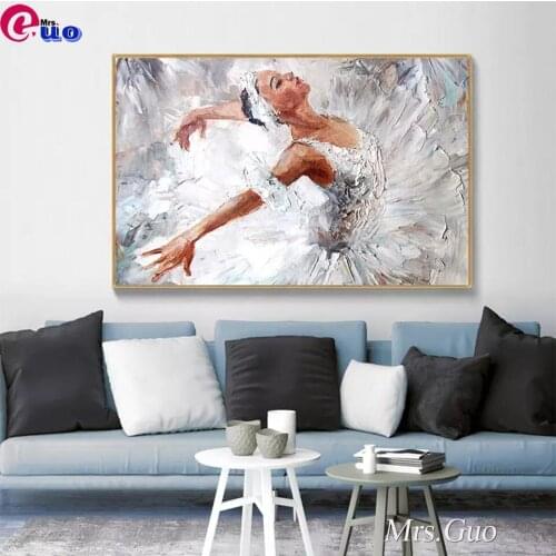 Abstract Ballet Diamond Paintings Full Square/Round Drill Wall Art Latin Dance 5D Diamond Embroidery Living Room Home Decor