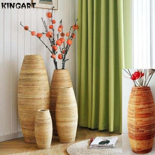 AIDOWART Wicker Vases For Home China