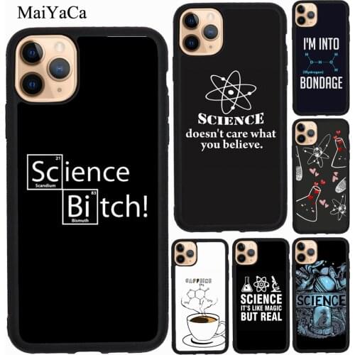 MaiYaCa Science Chemistry Caffeine Case For iPhone 11 Pro Max 12 Pro Max mini XS X XR SE 2020 6S 7 8 Plus Fundas