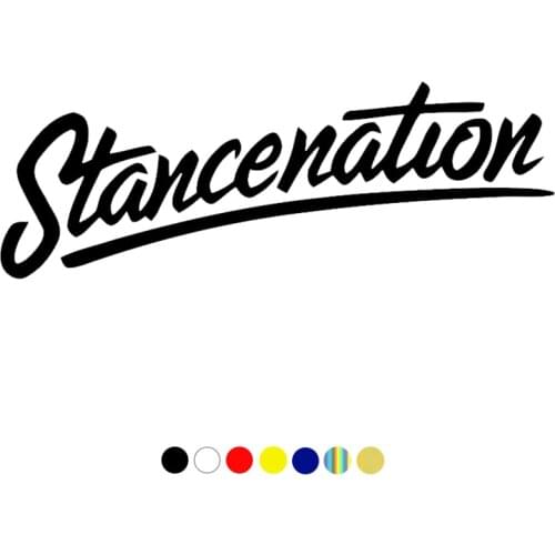CS-496# Various Sizes Car sticker Stancenation funny vinyl decal white/black auto car stickers on bumper rear window