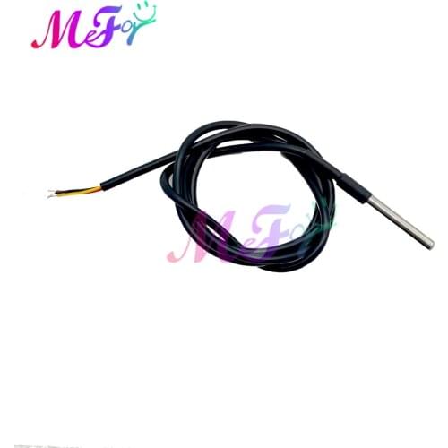 2M DS1820 Stainless Steel Temperature Waterproof Probe Temperature Sensor Meter Tester 18B20 For Arduino