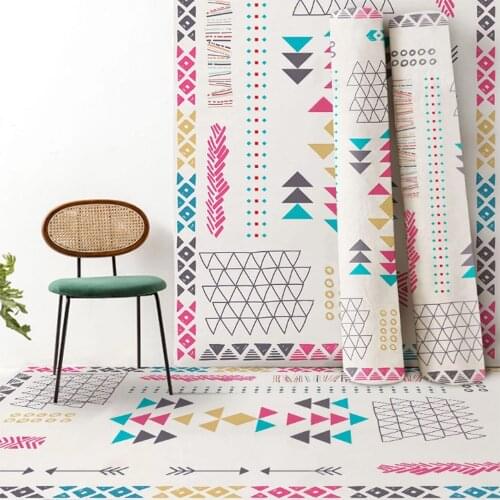 Simple Style Printed Flannel Area Rug Room Area Rug Floor Carpet For Welcome Foot Pad Living Room Bedroom Home Decorative Pad