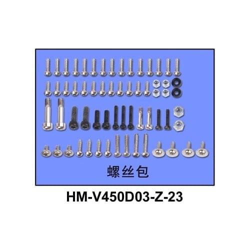 HM-V450D03-Z-23 Screws Bag For Walkera V450D03 R/C Helicopter Accessories Spare Parts