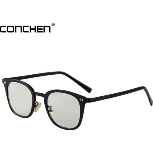 CONCHEN 2019 New Computer Glasses Anti Blue Rays Fashion Gaming Glasses For Women Men Blue Light Blocking Lenses Plastic Frame