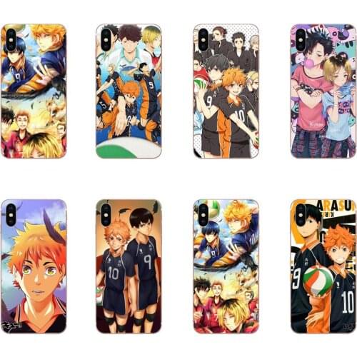 Soft TPU Design Anime Haikyuu Hinata Printed For Xiaomi Mi CC9 CC9E 9T mi10 mi9 mi8 note 9 10 pro lite SE Mi A1 A2 A3