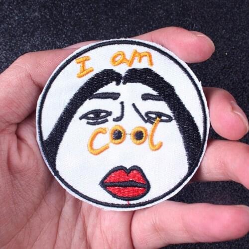 2020 New Arrival DIY Embroidery Patch Badge Funny Cool Type Iron On Patches For Clothing Stickers Decoration On Clothes Stripes