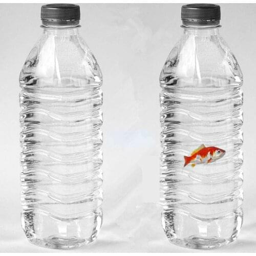 Fish In A Bottle Magic Trick Incredible Penetration Instant Street Stage Close Up Magic Trick Accessories Gimmick